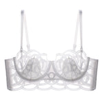 Load image into Gallery viewer, Claudia Lace &amp; Mesh Balconette Bra
